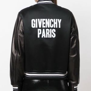 Givenchy logo varsity bomber jacket